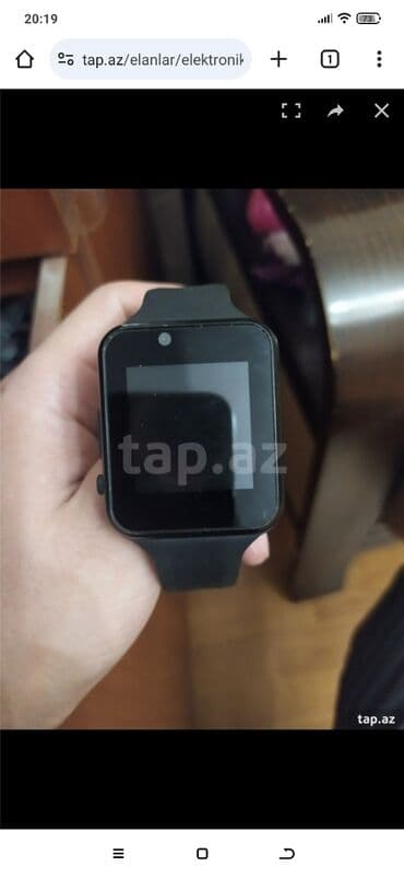 zoom kamera: İşlənmiş, Smart saat, Sim kart, rəng - Qara — 1