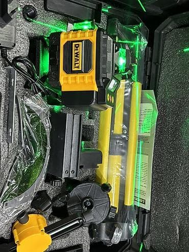 Dewalt yaşıl şüalı lazer nivelir seti - Marka/model: Dewalt, çoxxətli