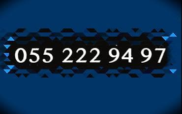 Nömrə: ( 055 ) ( 2229497 ), İşlənmiş