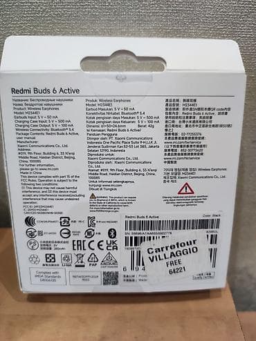 noutbuklar asus: Məhsul: Redmi Buds 6 Active simsiz qulaqlıq (rəng: Black) - Model — 3