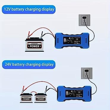 Ağıllı Akumulator Şarj Cihazı – 12V/24V - 12V və 24V batareyaları lalafo.az -da Ağıllı Akumulator Şarj Cihazı – 12V/24V - 12V və 24V batareyaları