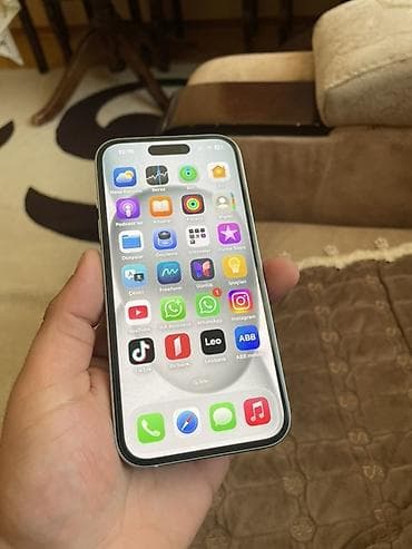 iphone x ikinci el: IPhone 15, 256 GB, Gümüşü, Face ID — 1