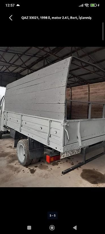 moto nəqliyyat: QAZ 1998 il, motor 2.4 l, Bort — 5