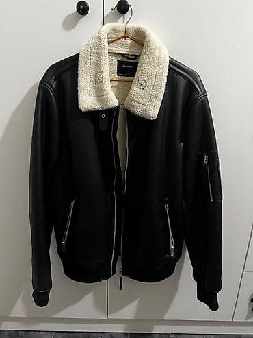 Kurtka, Dəri, Qış, Bershka, M