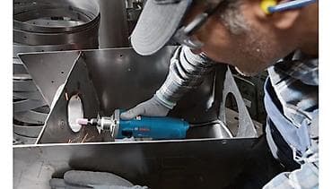 dik taxta: Bosch Professional GGS 28 C – düz tip frezer/rykhtovka (die grinder) — 3
