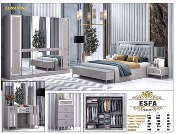 турецкие мебельные магазины в баку: Двуспальная кровать, 2 тумбы, Турция, Новый — 1