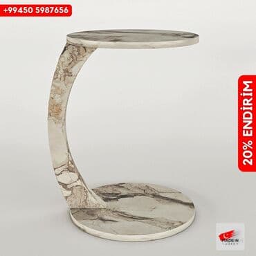 əncir cemi: Jurnal masası, Yeni, Açılmayan, Laminat, Yumru masa — 8