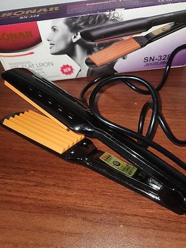 saç utusu: Məhsul: SONAR SN-328 Professional PTC Flat Iron (Electric Ion Hair) - — 2