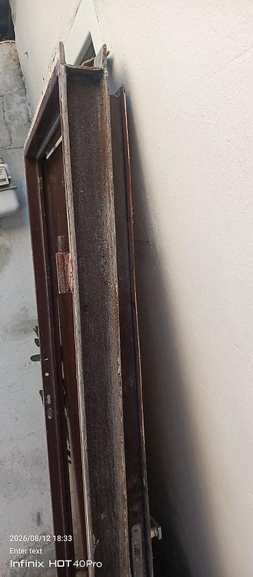 qapi tutacaqi: 0.93 eni 2hun. İçəri sola acilir - Material: polad/metal lövhə — 3