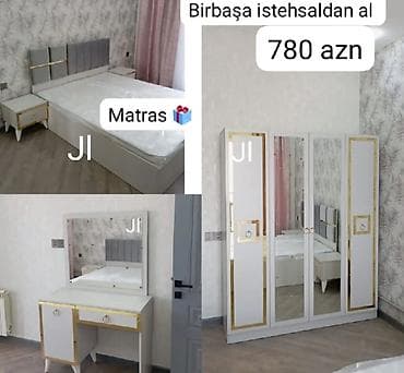 Двуспальная кровать, Новый at lalafo.az Двуспальная кровать, Новый
