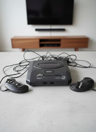 Sega Mega Drive 2 (16-bit) oyun konsolu Xüsusiyyətlər: - 16-bit Sega lalafo.az -da Sega Mega Drive 2 (16-bit) oyun konsolu Xüsusiyyətlər: - 16-bit Sega