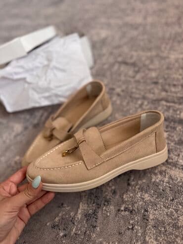 Makasin və loferlər: Ölçü: 36, rəng - Bej, Yeni — 2