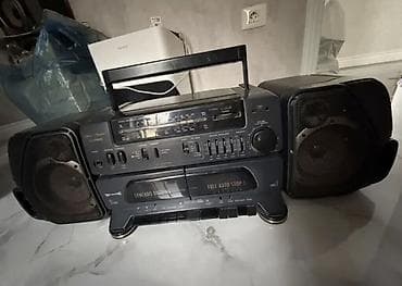 kaset çalar: Portativ stereo maqnitofon – kaset, radio və AUX funksiyalı - İki — 1