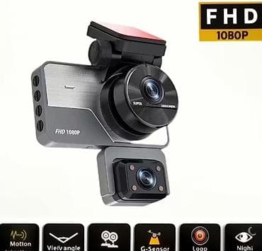 3 kanallı avtomobil DVR (dash cam) - Eyni anda ön, arxa və salon — 6