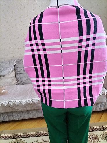 smart saat kemer: Qadın üçün şal-kardiqan (ponço üslubunda) - Rəng: çəhrayı tonlarda — 3