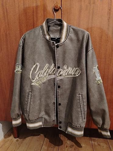 Unisex bomber gödəkçə – “California” temalı - Stil: Varsity/bomber
