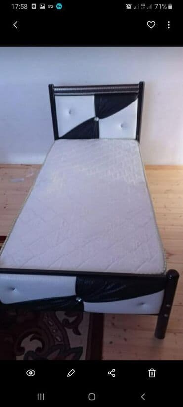 Çarpayılar: Yeni, Təknəfərlik çarpayı, Bazasız, Matras ilə, Siyirməsiz, Azərbaycan — 8