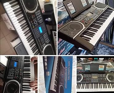 Təzə. Qutuda 5 oktava 61 klaviş Pianino səslidir. Əlavə 255 cür