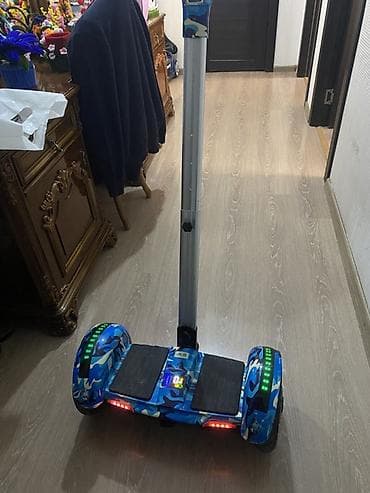 самокат для трюков цена: Özünü tarazlayan elektrikli skuter (hoverboard) – mavi kamuflyaj — 1