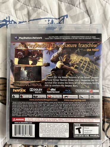 disklərin satışı: Ps3 üçün uncharted 3 oyunu yeni alınıb bitirdiyimə görə satıram heç — 2