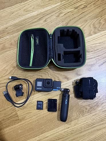 go pro camera: GoPro Hero 8 Black action kamera dəsti Xüsusiyyətlər: - 23.6 MP — 3