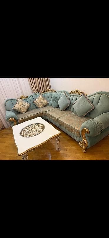 mebel furnituru nə deməkdir: Künc divan, Qonaq otağı üçün, Açılmayan — 1