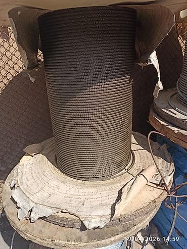 kənd məhsulları: Polad tros – polad tel kəndiri. 6-10-12 mm lift trosları. yenidir — 6