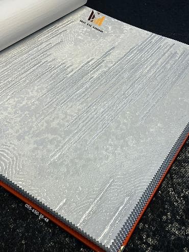 divar kagzi: Müasir dizaynlı divar kağızı – metallik parıltılı abstrakt xətt — 4