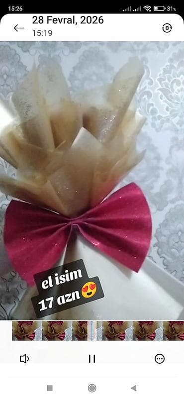 Buket güller El islerim :) sizde sifaris edin buket güller