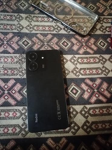 Redmi 13C, 256 GB, rəng - Qara, Barmaq izi