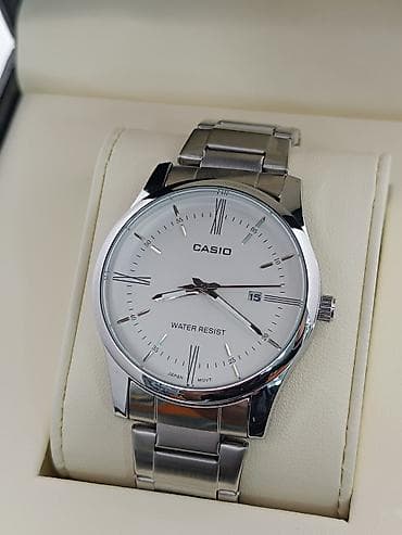 Сумки: Наручные часы, Casio, цвет - Белый — 2