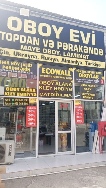 manqal satışı: Hər növ divar kağızlarının topdan və pərakəndə satışı — 5