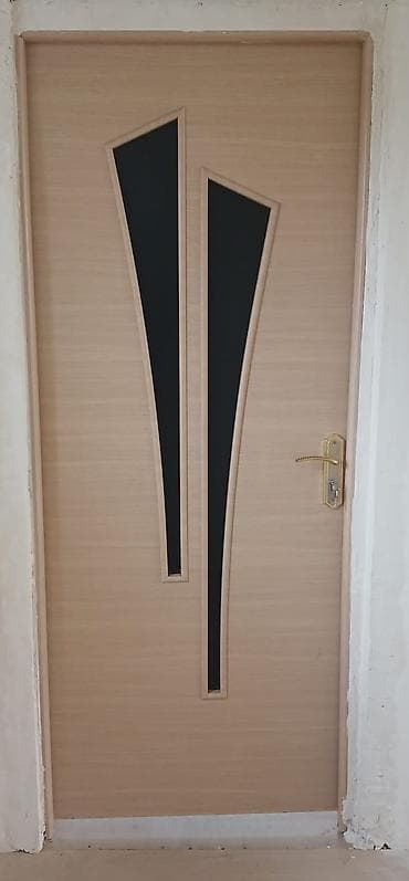 qifil sekilleri: Daxili otaq qapısı – müasir dizayn - Material: açıq ağac teksturalı — 2