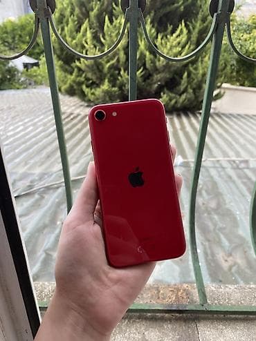 apple iphone 3g: IPhone SE, Qırmızı, Barmaq izi — 1