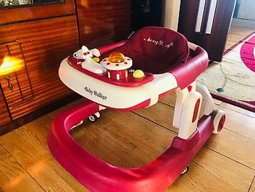 Xodunoklar: Uşaq gəzdirəni – Baby Walker, Cherry Baby - Rəng: qırmızı/ağ - — 3