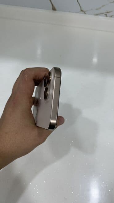 iphone 17 pro max azerbaycan qiymeti: IPhone 16 Pro Max, 256 ГБ, Desert Titanium, Face ID, С документами, Гарантия — 3
