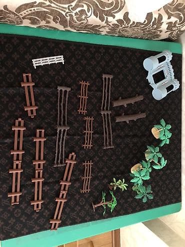 Uşaq oyuncağı üçün dekorativ aksesuar dəsti - Tema: ferma/meşə
