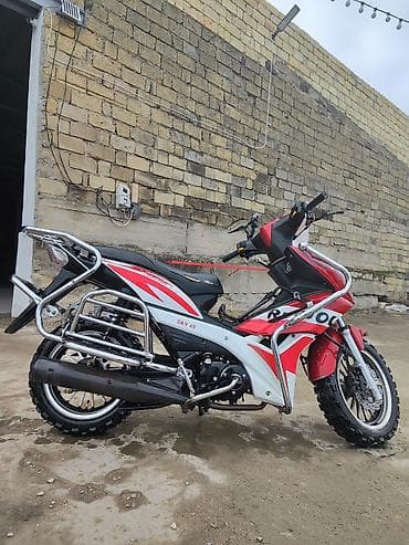 vectra fara: Rider SKY 49 skuter/moped - Rəng: qırmızı-ağ idman üslubunda kuzov, - — 2
