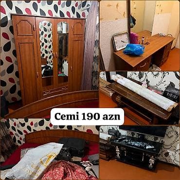 ucuz termolar: İkinəfərlik çarpayı, Termo, Dolab, 2 tumba, İşlənmiş — 1