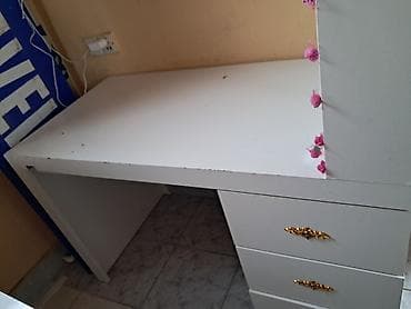 oyuncu stolu: Düz masa, Siyirməli, Polkalı, MDF, Kredit yoxdur — 2