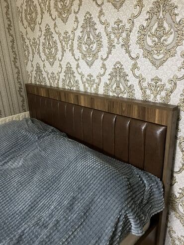 мебель в стиле лофт: İkinəfərlik çarpayı, Dolab — 4