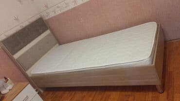 двухъярусная кровать: İşlənmiş, Təknəfərlik çarpayı, Bazasız, Matras ilə, Siyirməsiz, Azərbaycan — 1