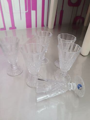 Qədəhlər, Xrustal, 6 ədədli dəst, Rusiya