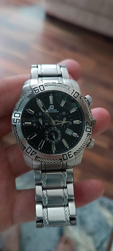 Наручные часы: Alpine Mountaineer kişi qol saatı işlənmiş brend saatdı originaldır — 1