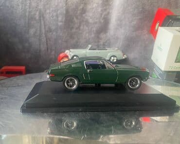 metbex tavan modelleri: Коллекционная модель Ford Mustang GT Bullit darkgreen 1968 Steve — 16
