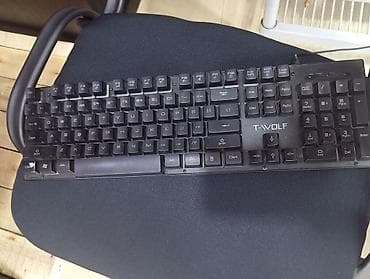 T-WOLF TF-40D klaviatura - Tam ölçülü, say bloku ilə - Üst hissədə