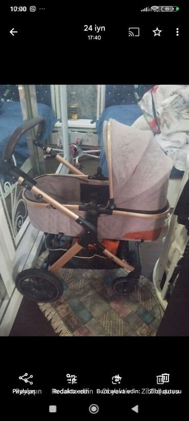 usaq səbəti: Çıxarıla bilən beşikli araba — 1