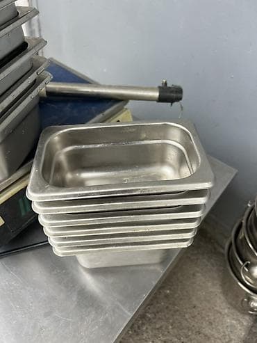 pol seki: Paslanmayan poladdan qastronom küvetlər (GN qablar) dəsti - Material — 3