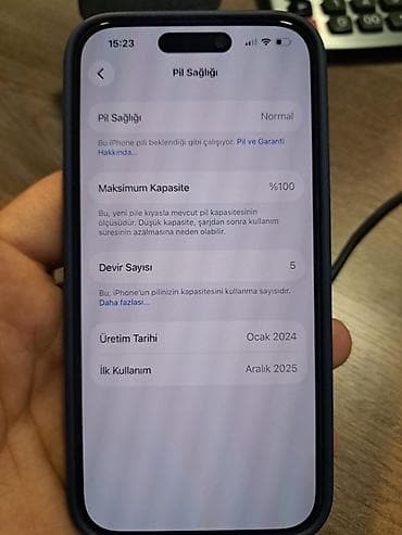 FAW: IPhone 15 Pro, 512 GB, Mavi, Simsiz şarj — 2