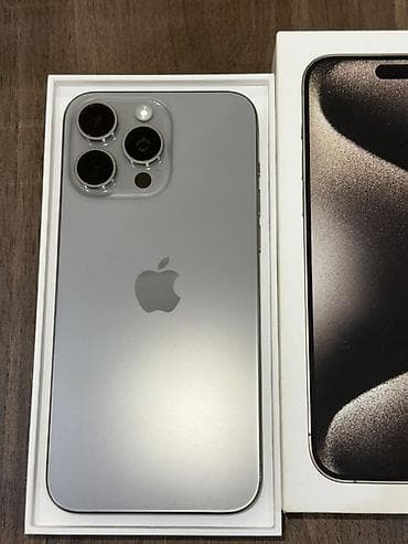 iphone dubay barter: IPhone 15 Pro, Space Gray, Face ID — 1